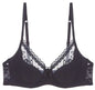 Ultra Comfort French Lace Bra, Demi Cup Underwire Lightweight for Large Bust, Anti Sagging Support Summer Sexy BANERDANNI Sexy B