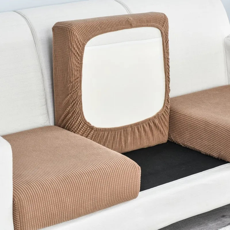 Polar Fleece Sofa Seat Cushion Cover Elastic Sofa Covers for Living Room Pet Kids Mat Chair Cover Furniture Protector 10 Sizes