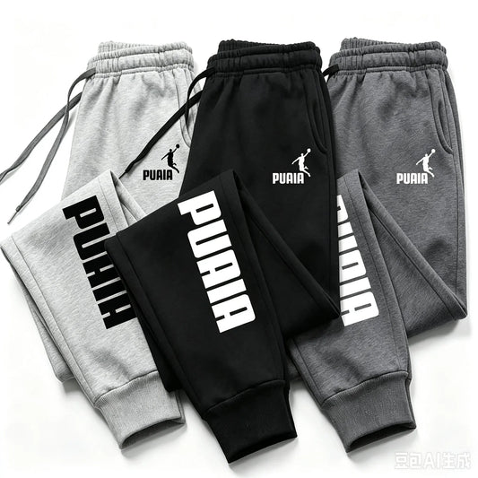 New Style Printed Sport Pants Suitable for Both Men and Women, Luxurious Long-Distance Running Pants, Casual Fitness Pants