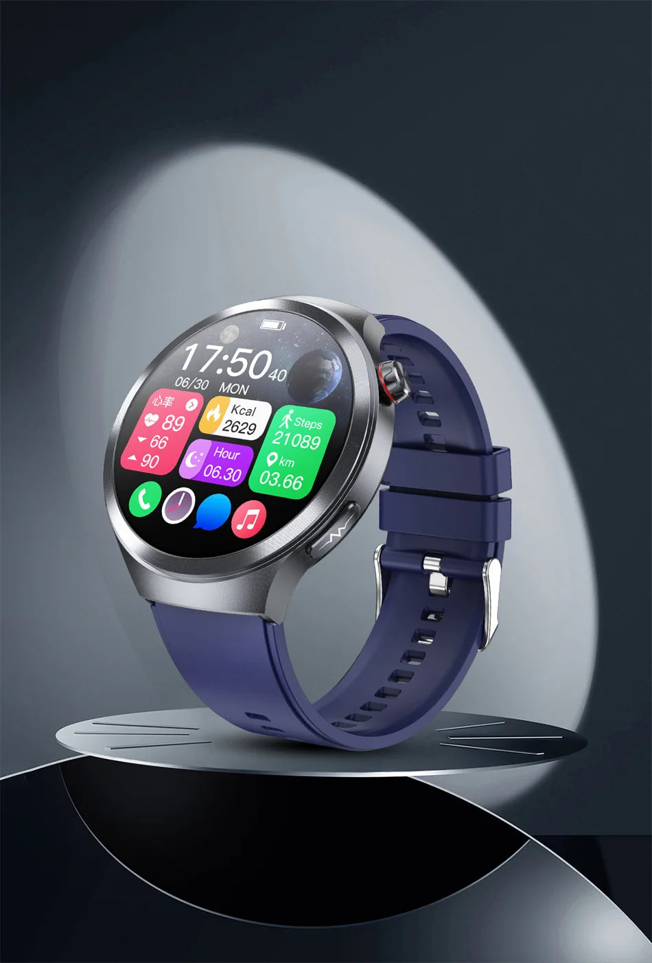 2026New 1.73-inch Sapphire AMOLED Smart Watch Men Women ECG Uric Acid Blood Pressure Health Track Call Clock Care Smartwatch NFC
