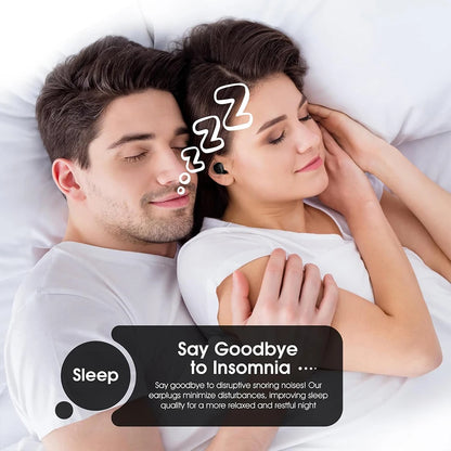36dB Noise Cancelling Ear Plugs for Sleeping for Side Sleepers - Reusable Sound Blocking Protection for Snoring, Travel & Focus
