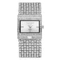 Ladies Luxury Gold Quartz Watch Fashion Diamond Set Square Crystal Design Women Watches Casual Skeleton Clock Dress Wristwatches