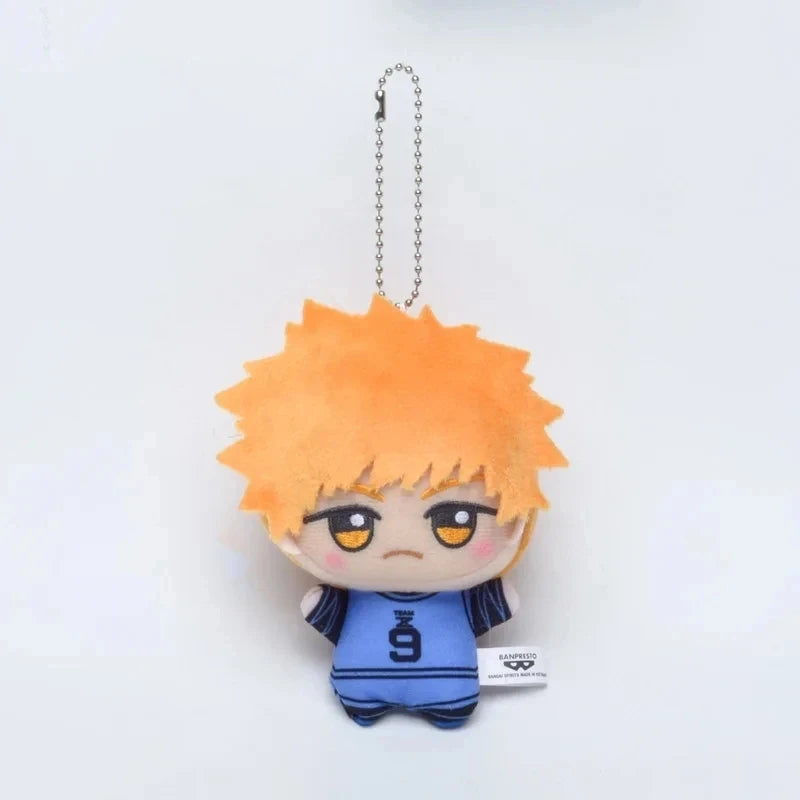 10cm New Blue Lock Plush Pendant KeyChain Yoichi Isagi Nagi Seishiro Mikage Reo Rin Itoshi Itoshi Sae Doll Toy Gift