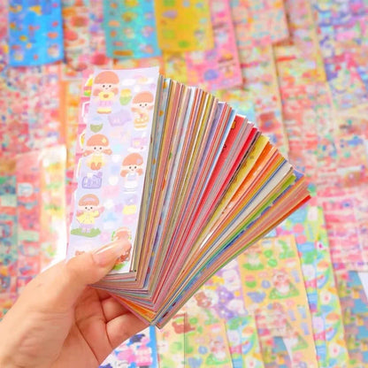 Kawaii Stickers for Kids Cute Stationary Aesthetic Diary Decoration Art Supplies Stickers for Scrapbooking Lot Korean Paper Desk