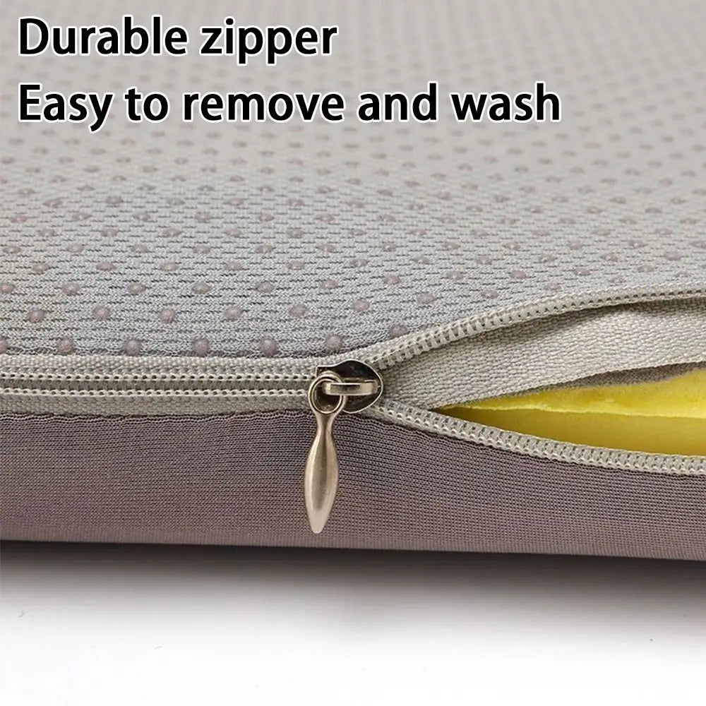 Anti-Slip 4cmThick Seat Cushion Ultra Soft Breathable Car Seat Pad Rebound Memory Foam Office Chair Pad Home Textile
