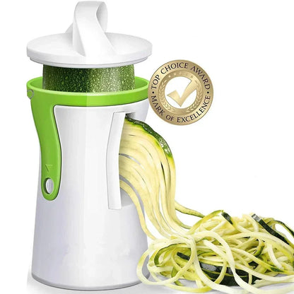 LMETJMA Zucchini Pasta Noodle Spaghetti Maker Heavy Duty Spiralizer Vegetable Slicer Vegetable Spiral Slicer Cutter  KC0335
