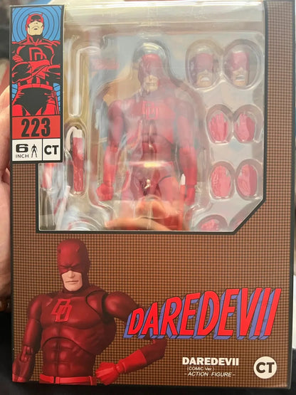 Ct Toys Daredevil Black 999 Red Mafex 223 Figure Comic Version Anime Action Figure Figurine Statue Model Toys gifts