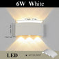 LED Wall Lamp AC110-265 IP65 Outdoor Waterproof Aluminum Wall Light Up Down luminous lighting Indoor  Stair Garden Sconce Light