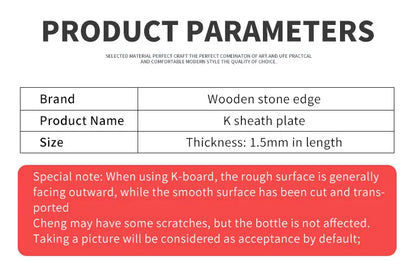KYDEX Sheet Thermoform for Knife Sheath Holster Making Airsoft Armor Keel Guards 1Pcs