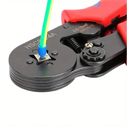 Crimper Plier HSC8 6-4 0.25-10mm ² 23-7AWG For Ferrule Tubular Terminals Ferrule Crimping Clamp Set Wire Head Electrician Tool