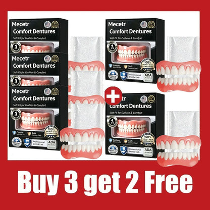 Adult Adjustable Dentures Teeth Set Fake Teeth Portable Wholesale full mouth denture sample models and elderly full mouth