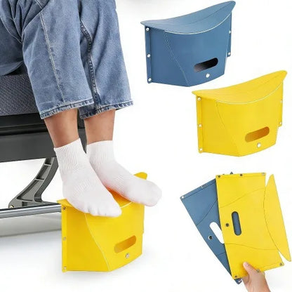 2 Foldable Portable Foot Pedals, Adjustable Under Desk Foot Stool, Comfort Footrest for Office Work & Long Distance Travel