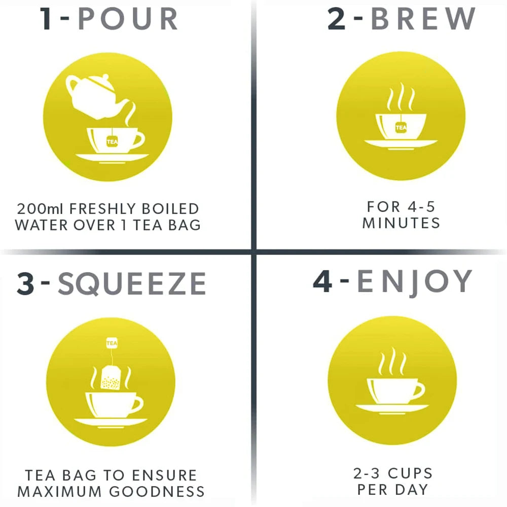 Mullein Leaf Herbal Tea - Supports lung and respiratory health - Supports daily wellness - Caffeine-free, sugar-free, vegan