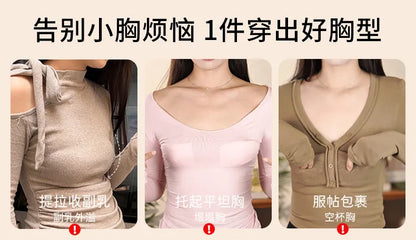 French Sexy Lace Bra and Panty Set for Women, Push Up Wireless Bralette, Comfortable & Breathable Small Chest, Bestseller MOYISU