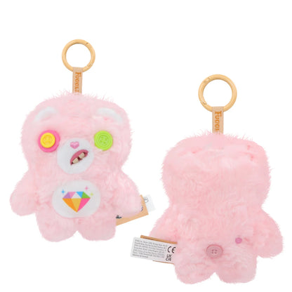 Original Fuggler Care-Bears Series Cute Ugly Teeth Monster Trendy Toys Plush Pendant Funny Trendy Dolls Keychain Gifts Bagged