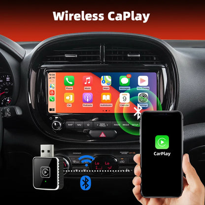 2025 NEW 2 In 1 Wireless Carplay AI Box Android Auto Plug And Play Applicable To Convert Original Car Wired Carplay To Wireless