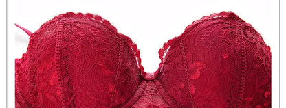 French Lace Half-Cup Bra Ultra-Thin Compact Small Bras  Kawaii Lingerie Sexy Push Up Japanese Style Minimalist Design for Women