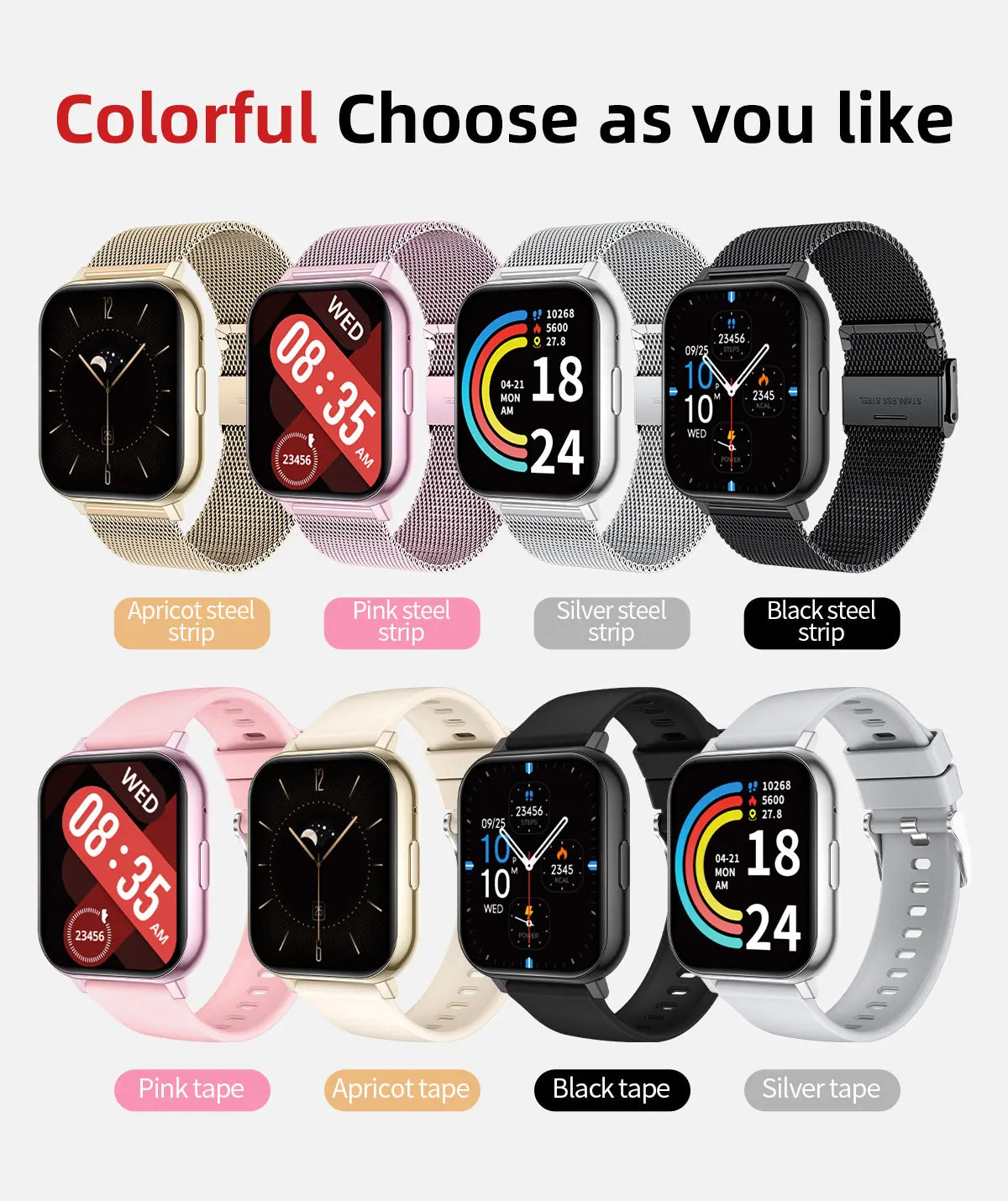 LIGE Fashion Smart Watch Women Bluetooth Call Women‘s Health Monitor Heart Rate Blood Oxygen Sports Fitness Smartwatch For Men