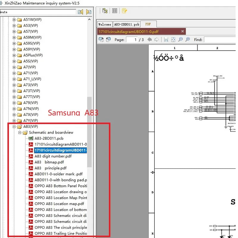 XinZhiZao  XZZ  1 Year Online Dongle Schematic Diagram Boardview Bitmap Drawing For iPhone Samsung ipad Macbook Repair Software