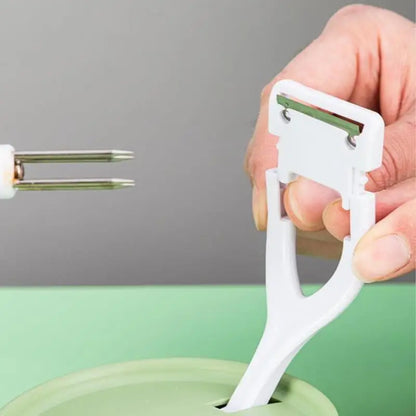 5Pcs Hand-operated Fruit  peeler Blades Replace Kit Cutter Slicer Fruit Potato