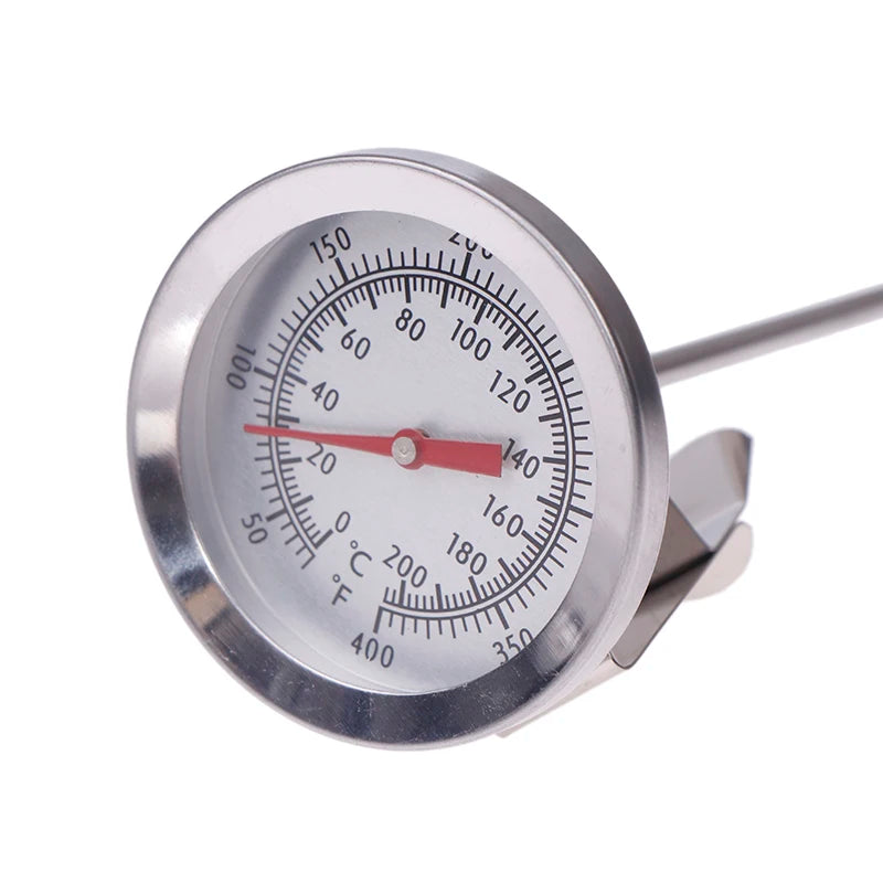 1PC Kitchen Tools Probe Thermometer Milk Coffee Food Meat Gauge Stainless Steel Cooking Temperature Meter