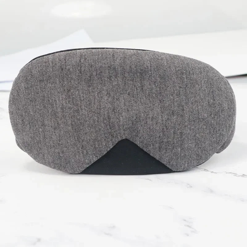 Cotton Eye Cover Eyeshade Travel Sleeping Eye Mask Relieve Fatigue Sleep Blindfold Office Soft Eyepatch Bandage For Fast Sleep