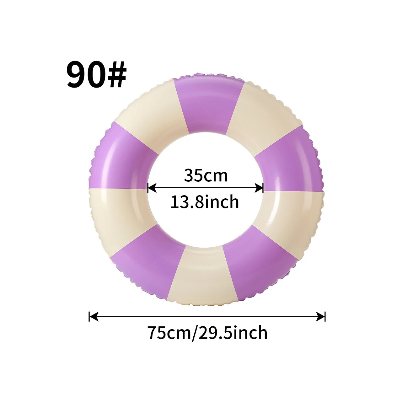 1PC Ins Style Macaron Inflatable Swimming Ring Adult Kids Thickened Pool Float Summer Pool Party Water Toy
