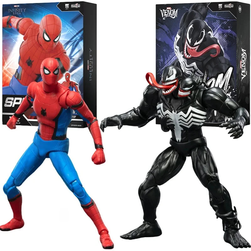 HOT Blokees Champion Version Game Rivals Spider-Man Venom Action Figures Assembly Model Toy Figure Collectible Model Kit Gift