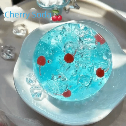 Satisfying Sound Crunchy Squishy Toys Non-bounce Shapable Building Blocks Squeeze Pinch Handmade Sensory Fidget Ball