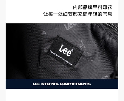 LEE Fashion Waterproof Large Crossbody Shoulder Bag Women Male Flip Laptop Messenger Bag Teenagers College Satchel School Bag