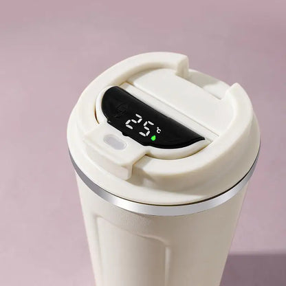510ML Intelligent LED Temperature Display Stainless Steel Coffee Cup Temperature Measure Insulation Outdoor Car Portable Cup