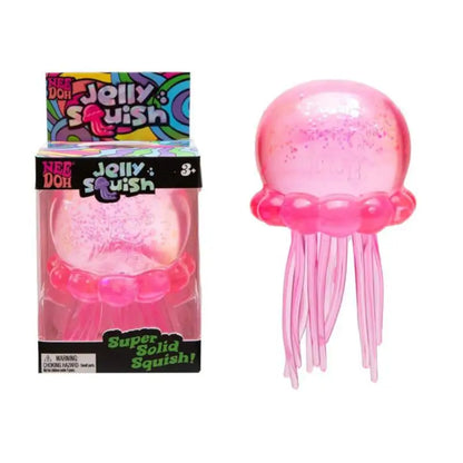 Trending Needoh Fuzz Ball Jellyfish Squishy Blind Box Random Color Soft Stress Relief Toy Cute Relaxing Squeeze Sensory Toy