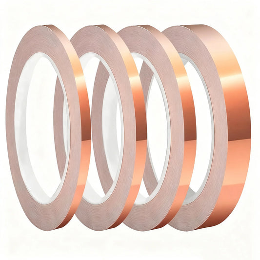 1Pcs Copper Foil Tape Conductive Strip With Double-Sided Conductive Adhesive EMI Shielding For Circuits DIY Crafts Soldering