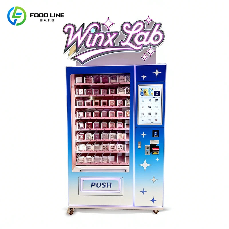 Touch Screen Eyelash Earring Vending Machine AI Virtual Trial Card Reader for Shopping Mall Retail Free Custom Stickers