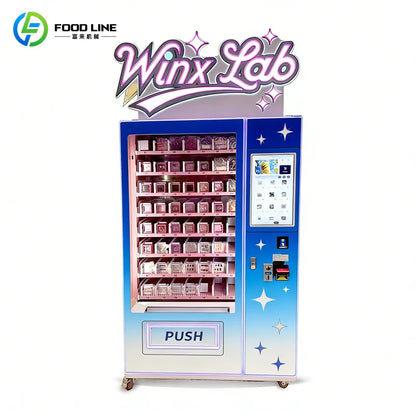Touch Screen Eyelash Earring Vending Machine AI Virtual Trial Card Reader for Shopping Mall Retail Free Custom Stickers