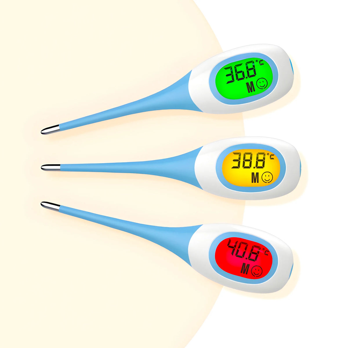 Baby Thermometers Pulse Oximeter Finger Digital Thermometer Accurate Oral Armpit Temperature Reading Fever Alert Termometer ﻿