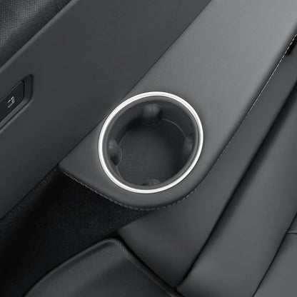 for Tesla Model YL 2026 Accessories Third 3 Row Water Cup Holder Y L 3rd Row Silicone Cup Insert Anti-Slip Cup Tray Organizer