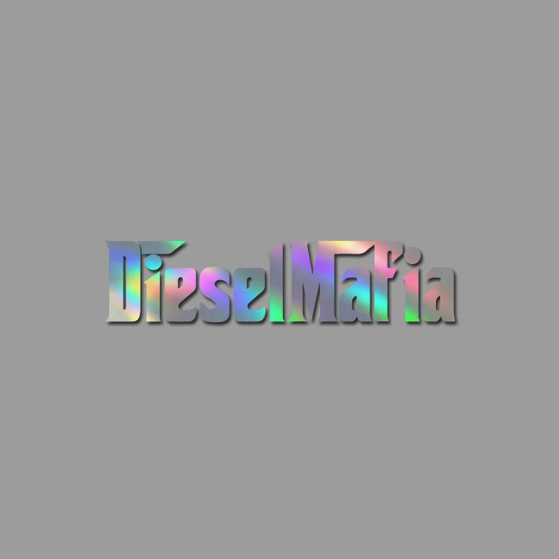 Car Body, Window Full Stickers Featuring Holographic Diesel Mafia Car Body，Attractive Diesel Mafia Holographic Car Stickers