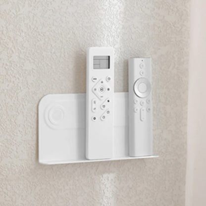 ABS Remote Control Holder Punch-Free Remote Control Magnetic Holder Wall Mount Storage Rack Household Storage Rack