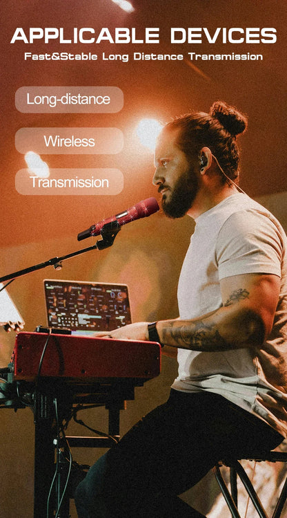 Diamond Microphone Customized for Singers G-MARK SKM9000 Wireless Karaoke Mic Adjustable Frequency Party Show Teaching Wedding