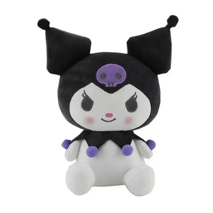 2026 New Sanrio Strawberry Kuromi & My Melody Plush Pillow, Soft Fluffy Stuffed Doll, Cute Bedroom Decor Surprise Gift for Girls