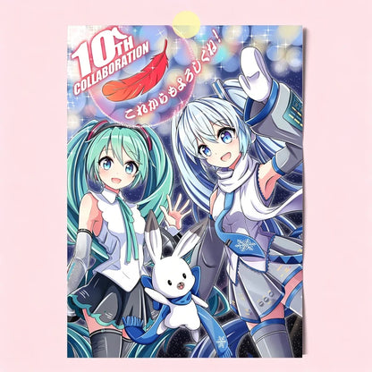 24 Styles Hatsune Miku Anime Poster MIKU Magazine Bedroom Dormitory Studio Decorative Painting Photography Wallpaper DIY Gifts