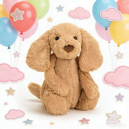 Yellow Droopy-eared Dog Plush Toy Animal Home Decoration High-quality And Comfortable  Children's Birthday Gift Companion Gift