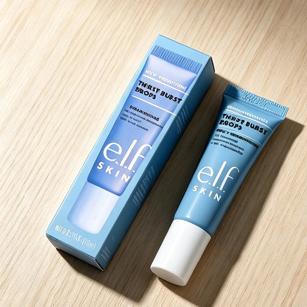 Elf Thirst Burst Drops, Brightening Moisture Gel Essence, Hydrating Pre-Makeup Primer, Nourishes Dry Skin for Smooth Base Makeup