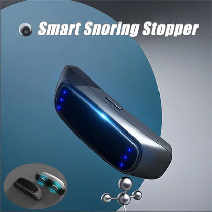 EMS Pulse Stop Snore Portable Comfortable Sleep Well Stop Snore Health Care Sleep Apnea Aid USB Smart Anti Snoring Device