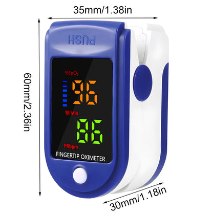 Household Medical Digital Ear Thermometer Baby Adult Fever Thermometer, Finger Pulse Oximeter Portable Health Monitoring Device
