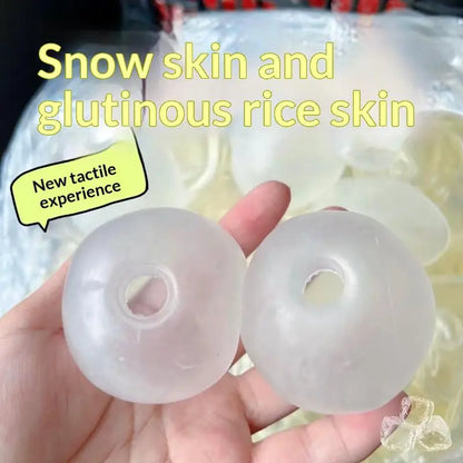 Dumpling Stress Ball Shell DIY Kit 1/5/10Pcs Stress Relief Toy Home Travel Decor For All Ages