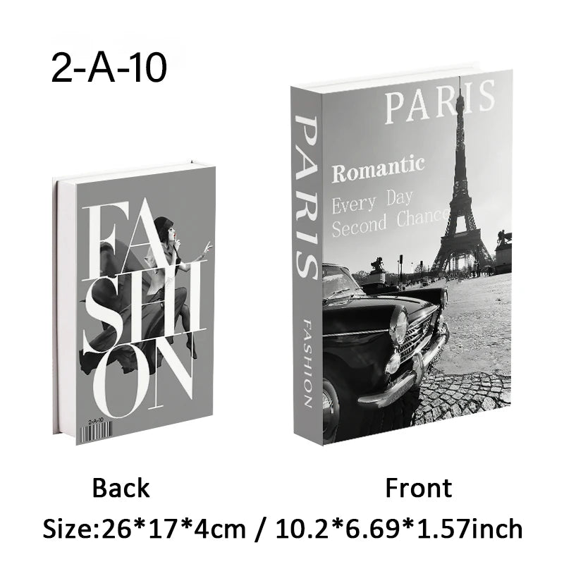 Boho Monet Matisse Luxury Fake Book Storage Box Home Interior Decoration Decorative Books Coffee Table Bedroom Living Room Decor