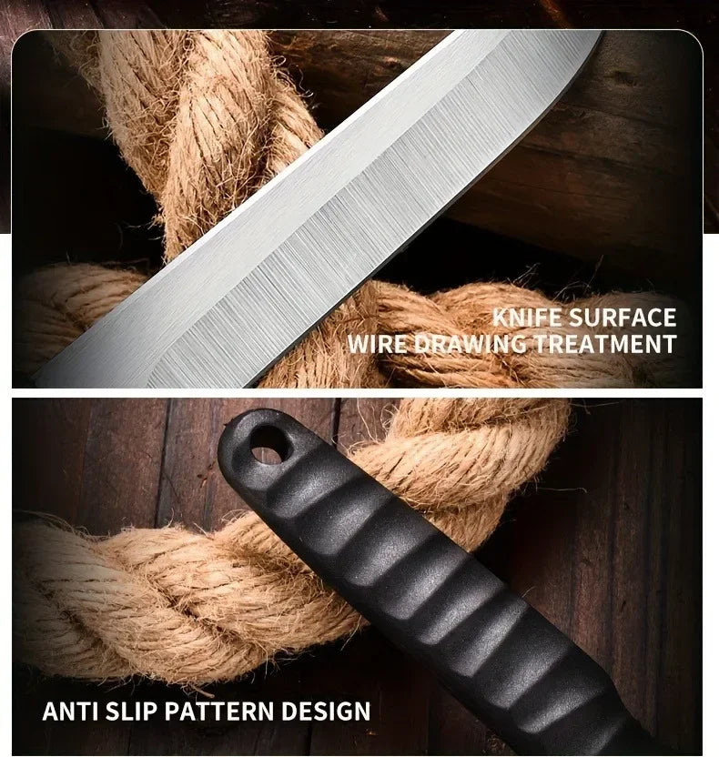 New Outdoor knife self-defense knife outdoor survival knife  high hardness one steel  portable mountaineering k