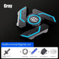 Fidget Spinner Alloy Luminous Light EDC Hand Gyroscope Stress Toys R188 Silent Bearing for Adults Male Christmas Gift